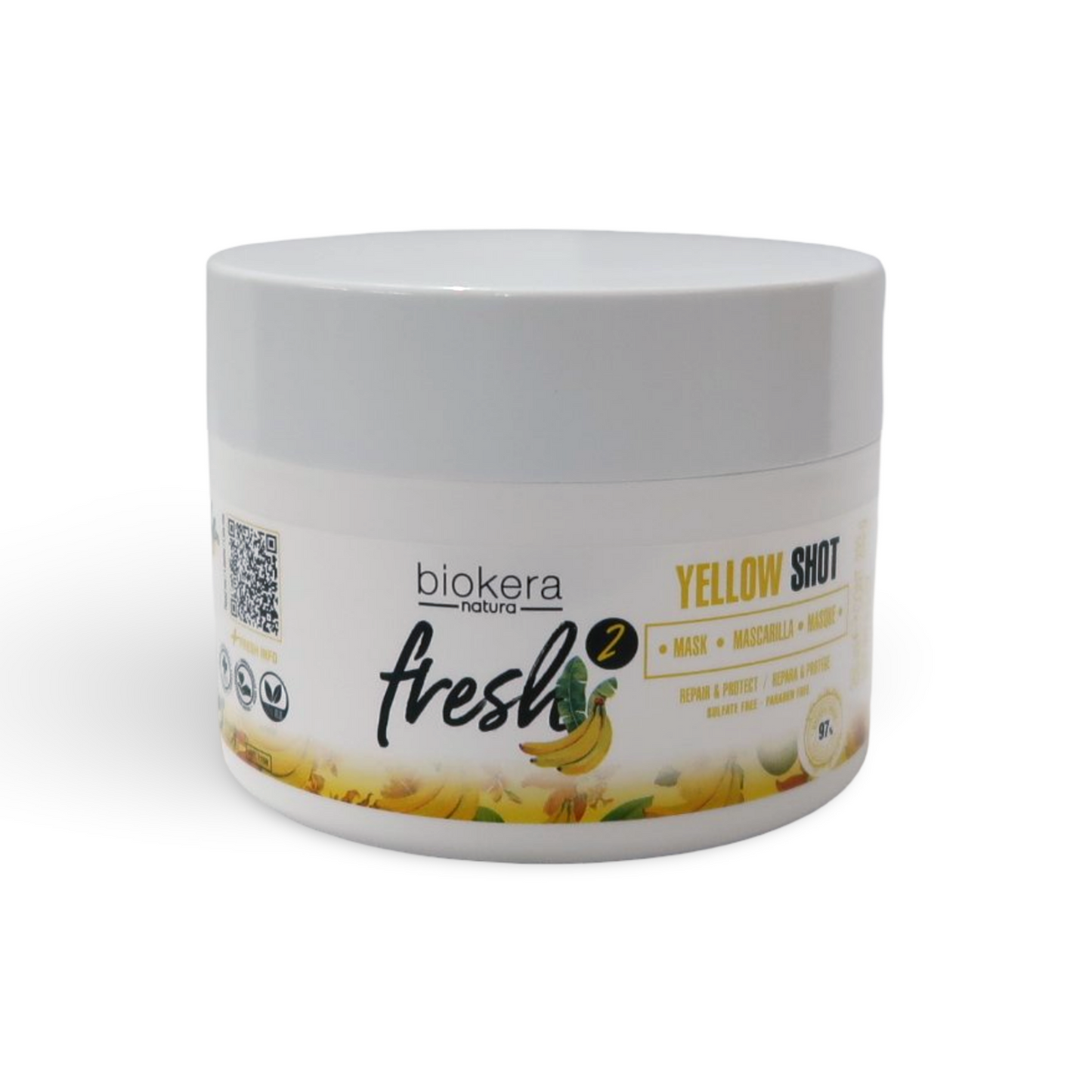 Yellow Shot Mascarilla