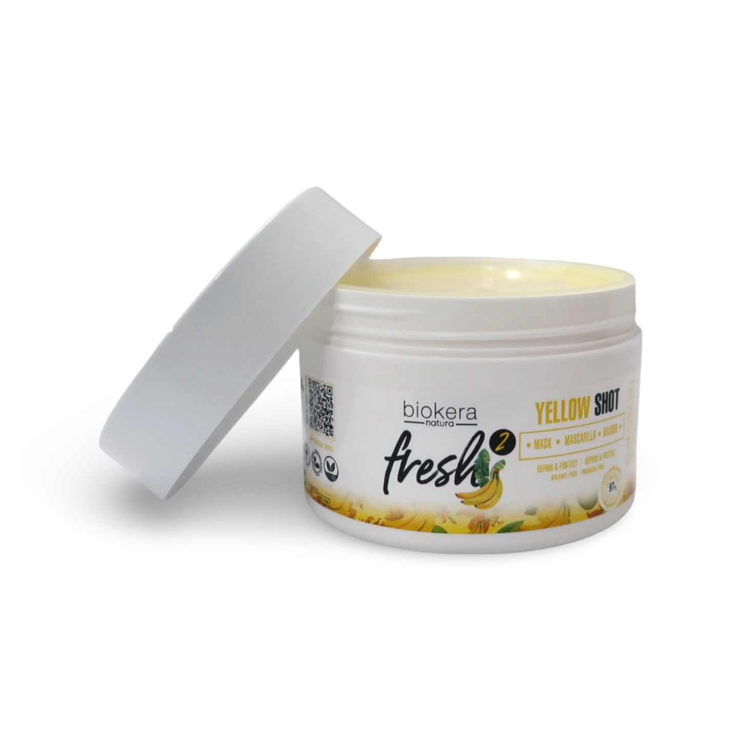 Yellow Shot Mascarilla