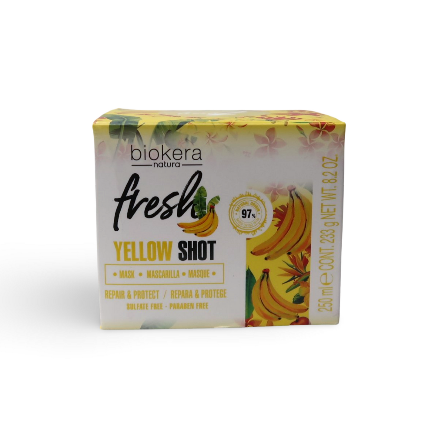 Yellow Shot Mascarilla